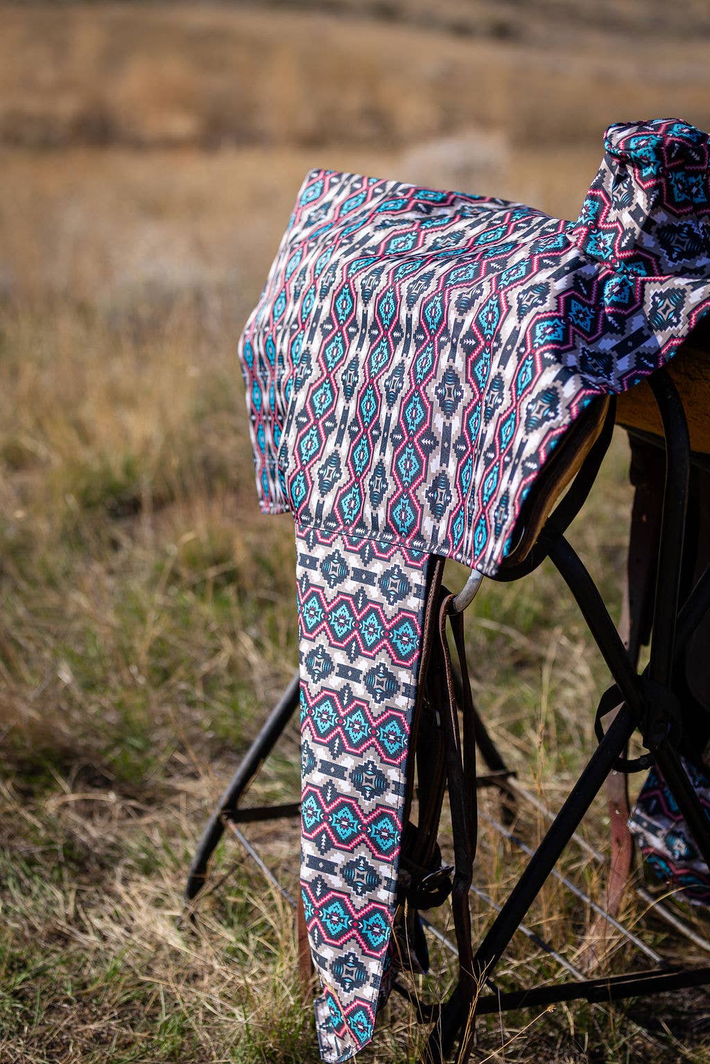 Saddle Cover: Tooled Cactus