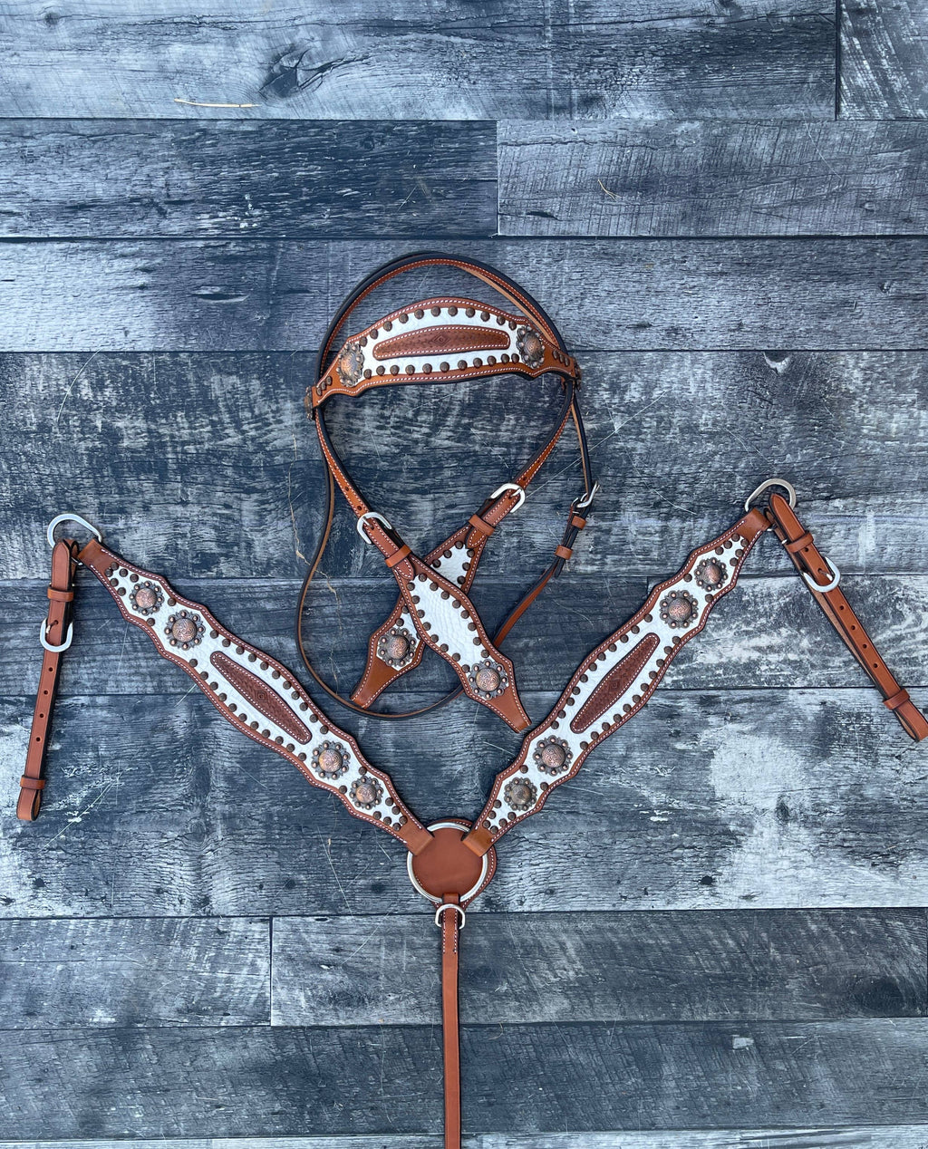 Doc Holiday Headstall and Breast Collar Set