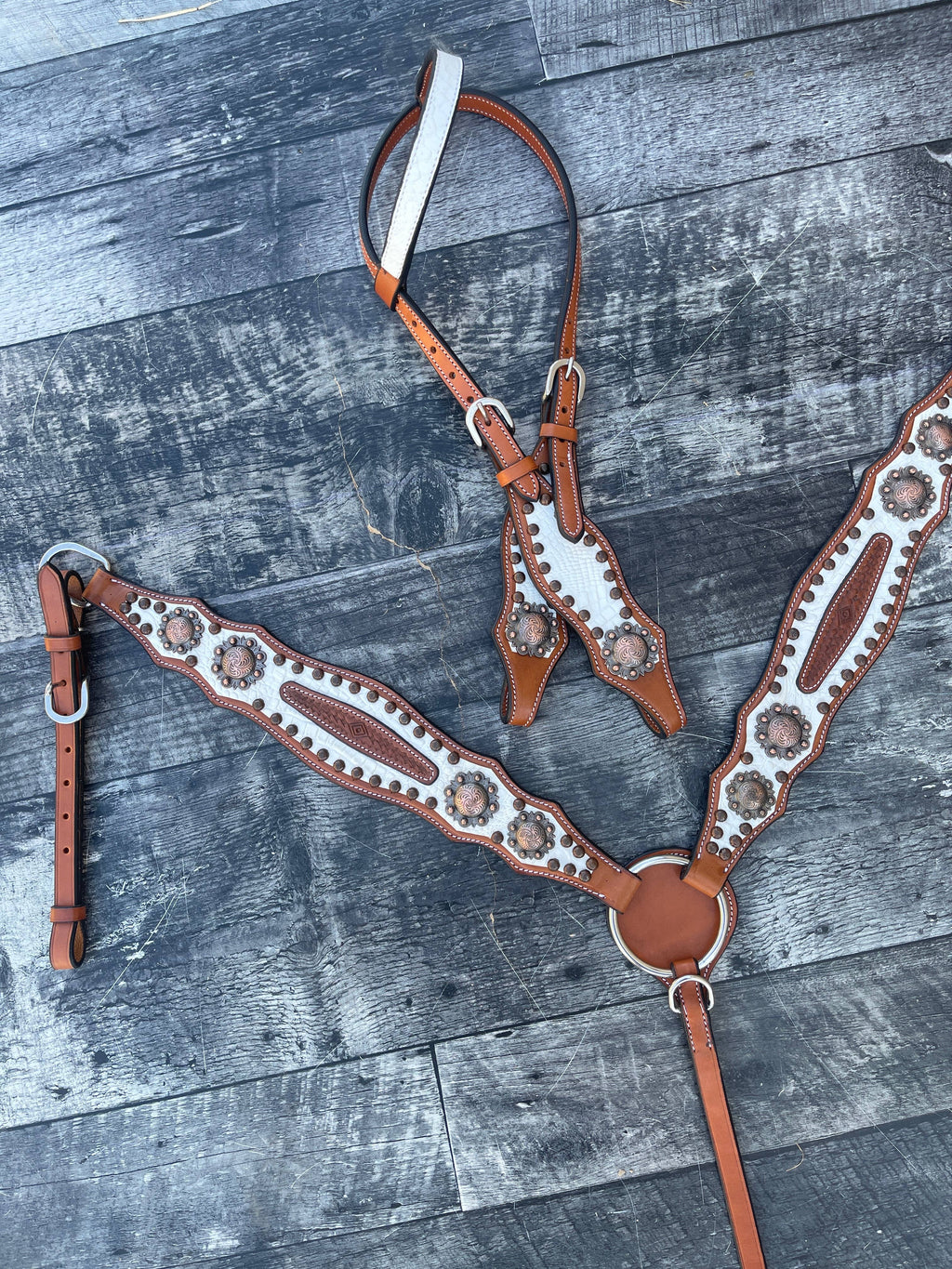 Doc Holiday Headstall and Breast Collar Set