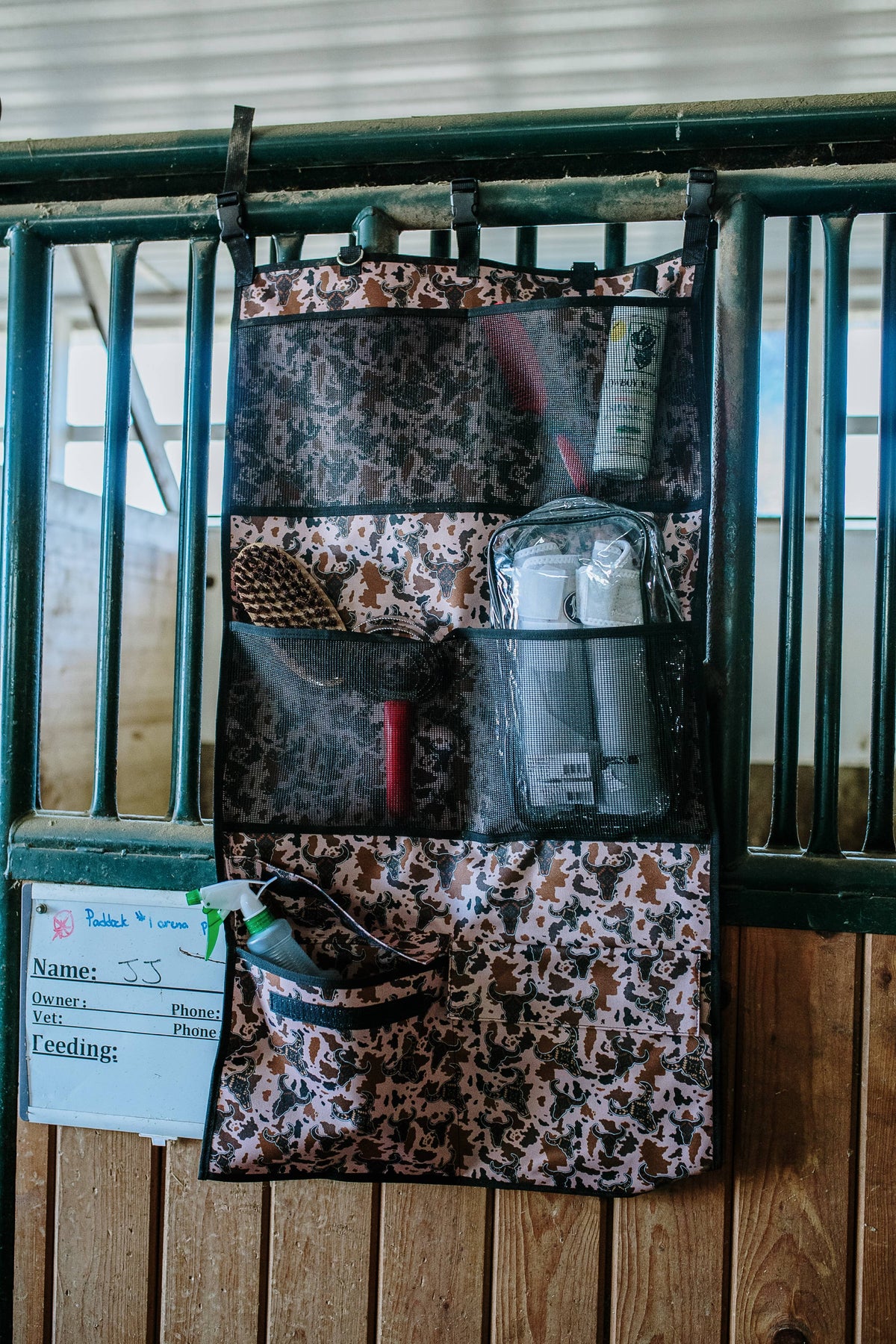 Everything Equine Door Caddy: Aztec jungle