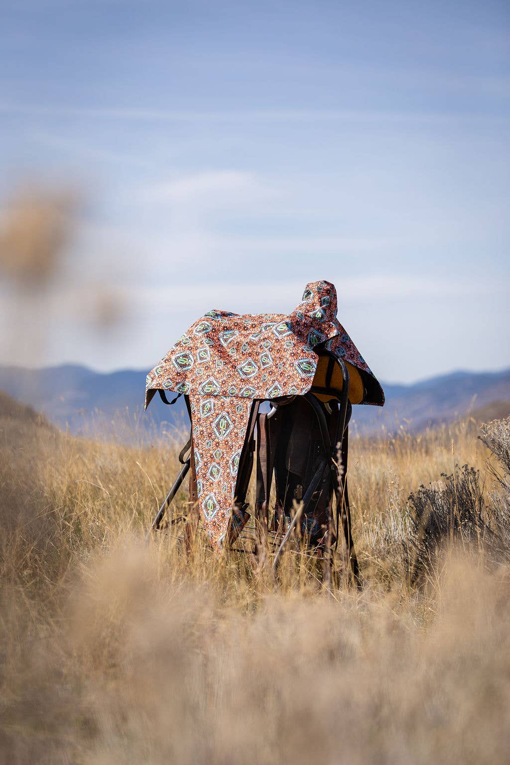 Saddle Cover: Tooled Cactus