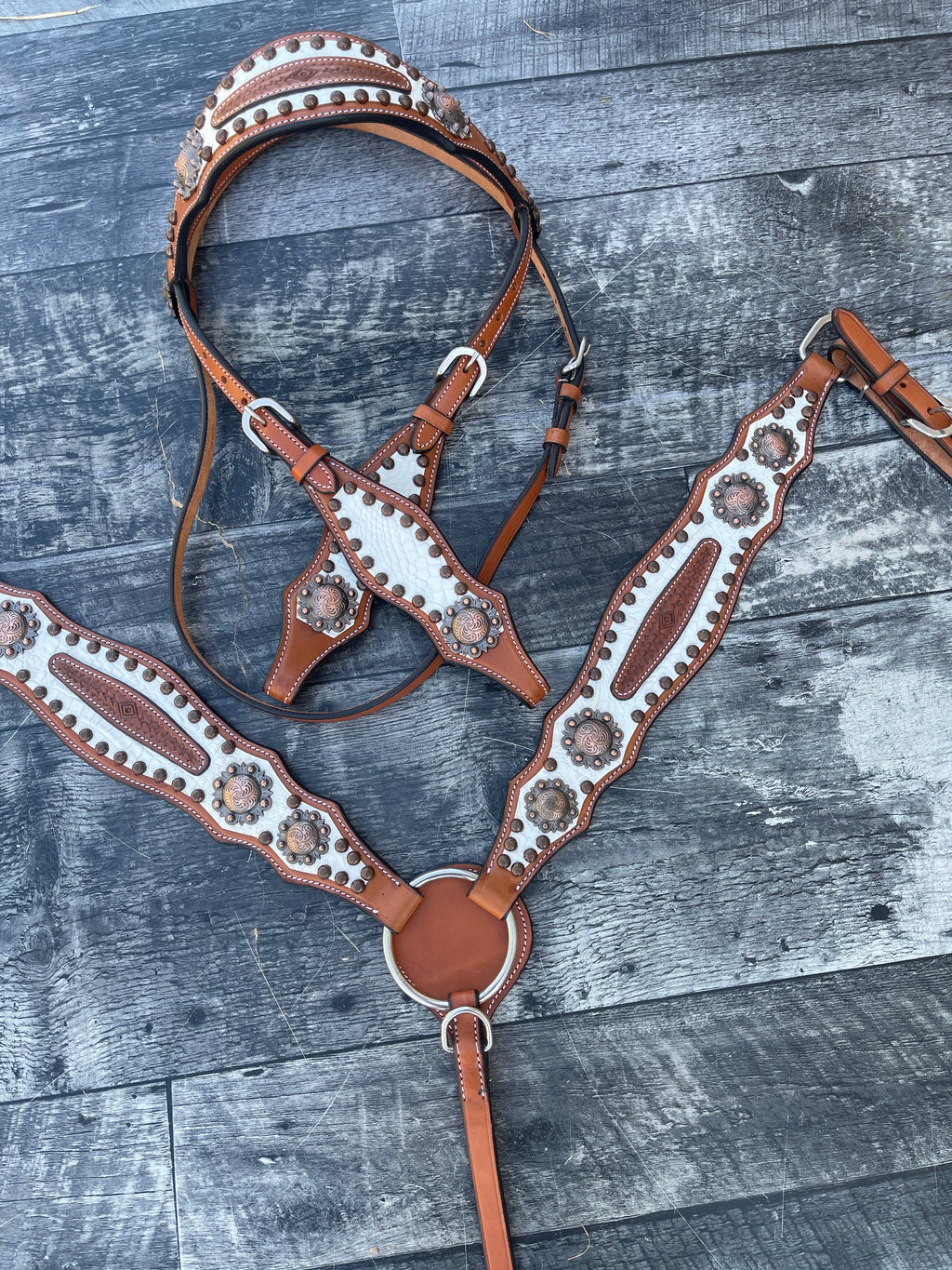 Doc Holiday Headstall and Breast Collar Set