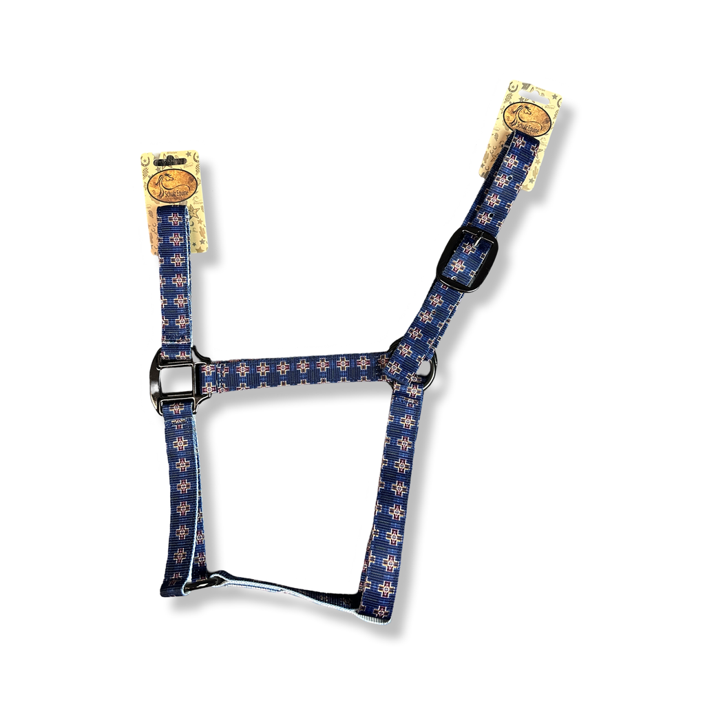 Nylon Halter - Horse Size: Neon Yeehaw