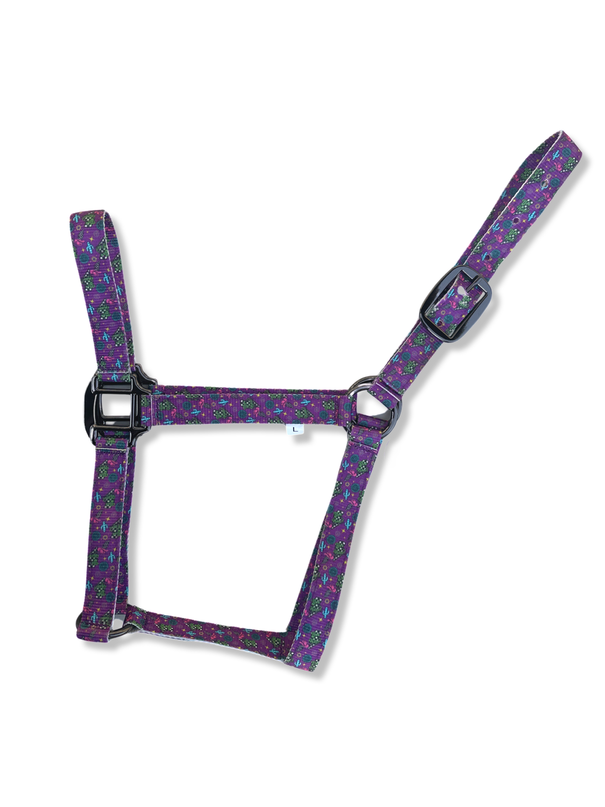 Nylon Halter - Horse Size: Aztec Bubblegum