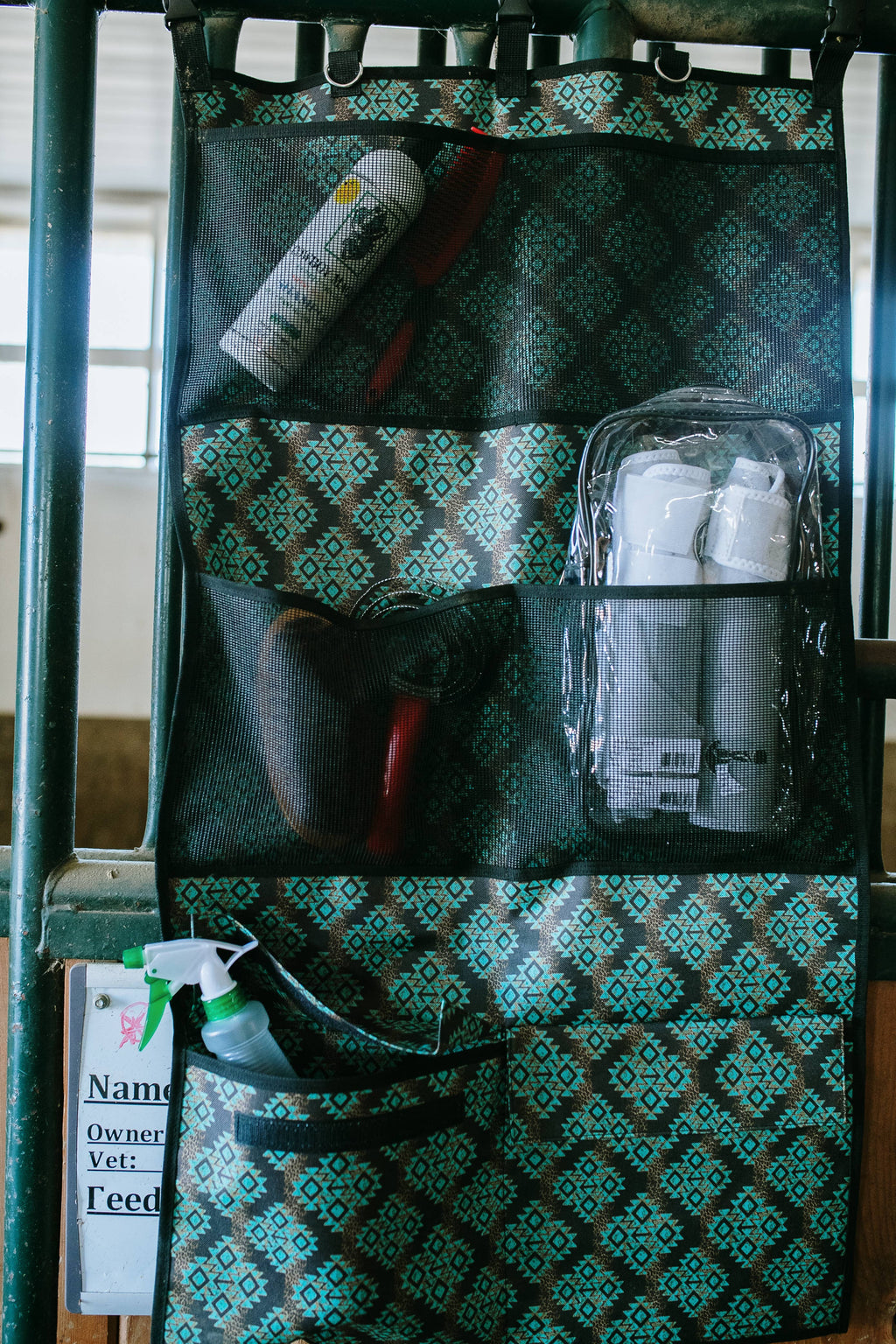 Everything Equine Door Caddy: Aztec jungle