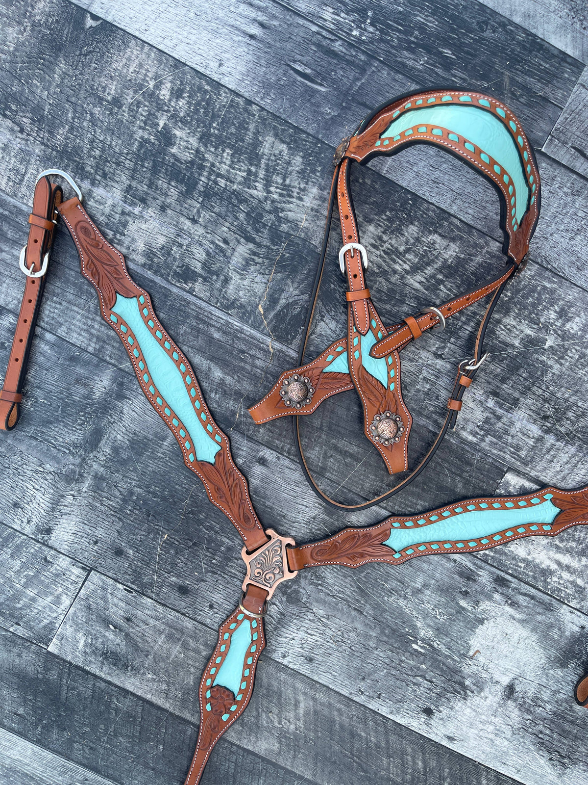 Bonanza Headstall and Breast Collar Set